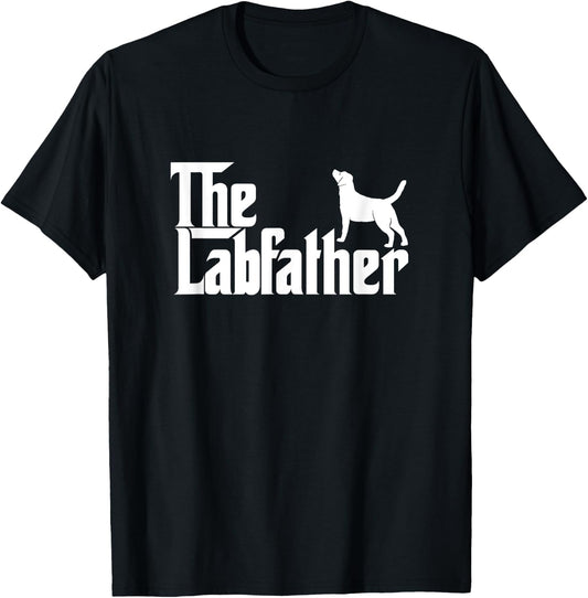 Funny Labrador Owner The Labfather Lab Father Gift T-Shirt - T-Shirt | Black