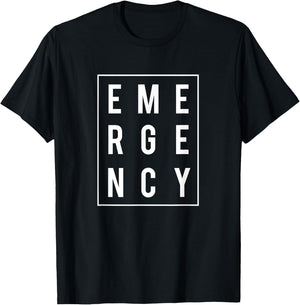 Emergency Nurse RN ER Nurse Emergency Room Hospital T-Shirt - T-Shirt | Black