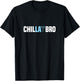 Funny Chillax Bro Lacrosse Lover Lax Team Player T-Shirt - T-Shirt | Black