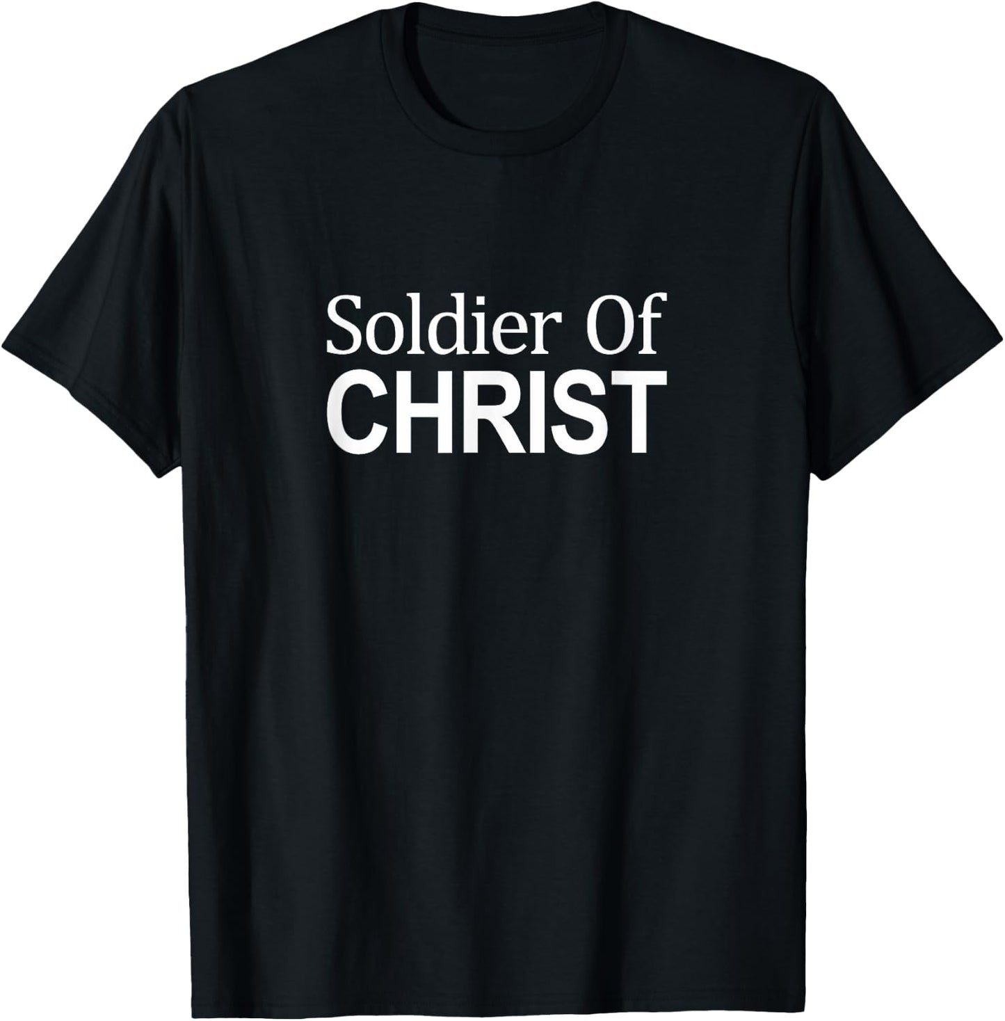 Soldier Of Christ T-Shirt - T-Shirt | Black