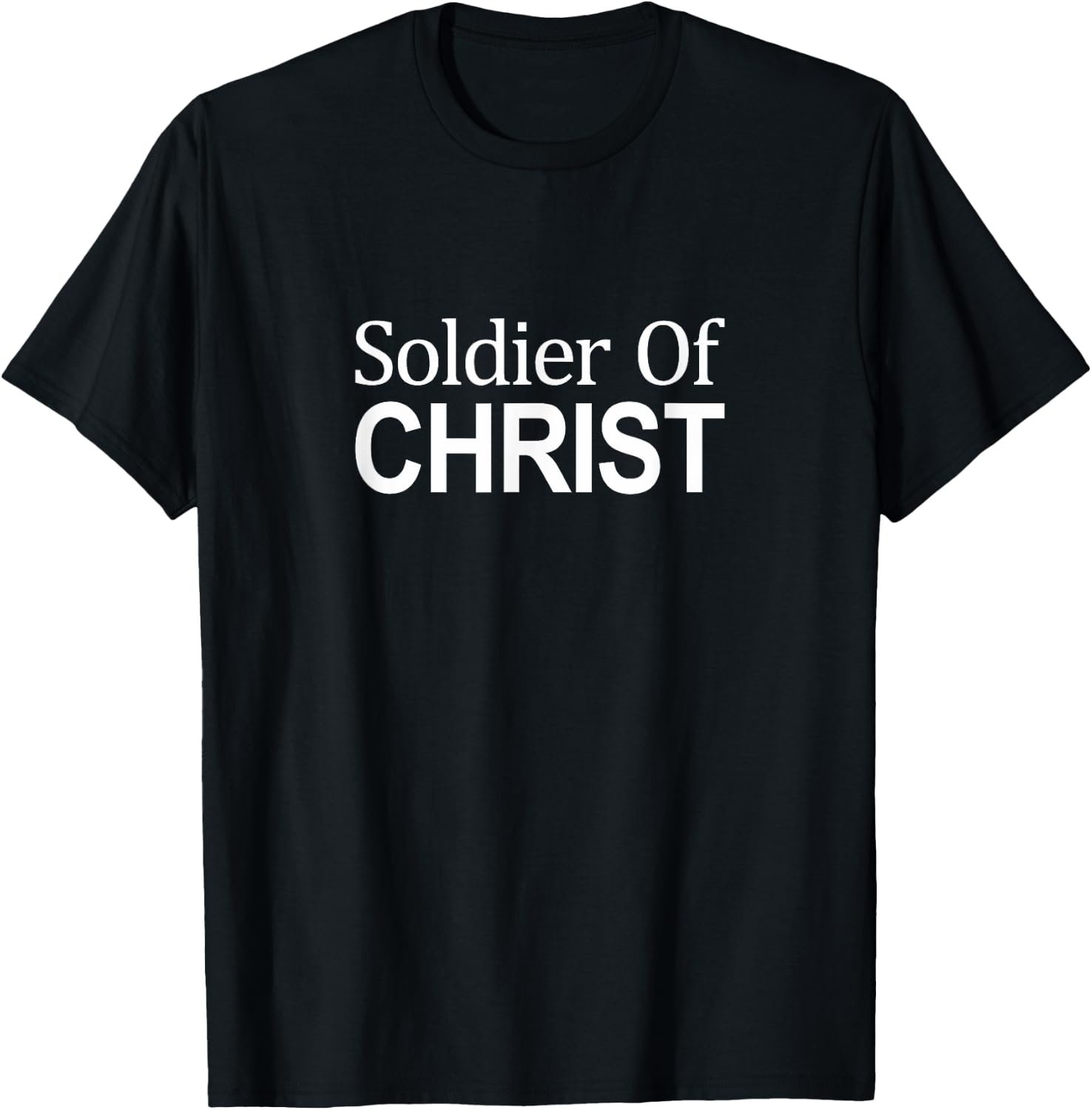 Soldier Of Christ T-Shirt - T-Shirt | Black