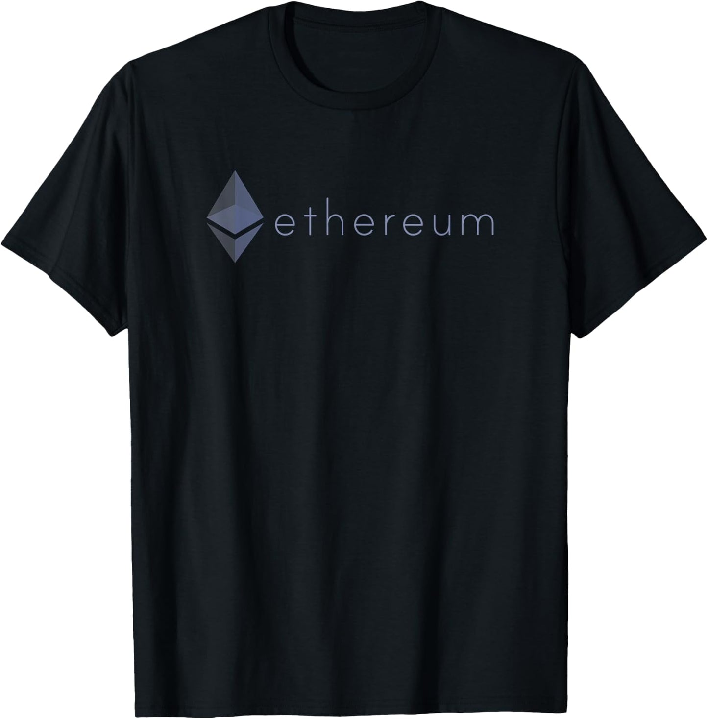 Ethereum Coin Crypto ETH Blockchain Cryptocurrency T-Shirt - T-Shirt | Black