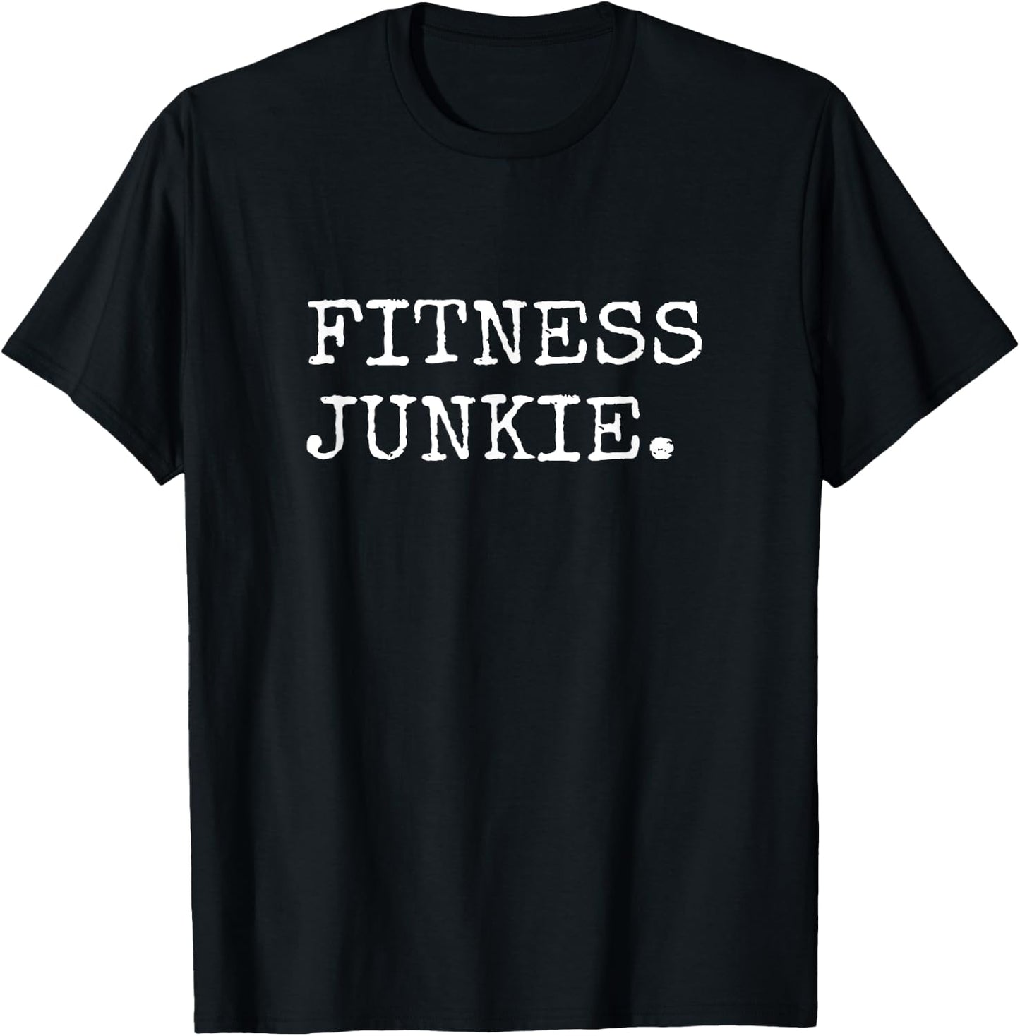 Fitness Junkie Fitness Gifts Instructor Trainers T-Shirt - T-Shirt | Black