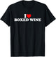 I Love Boxed Wine T-Shirt - T-Shirt | Black