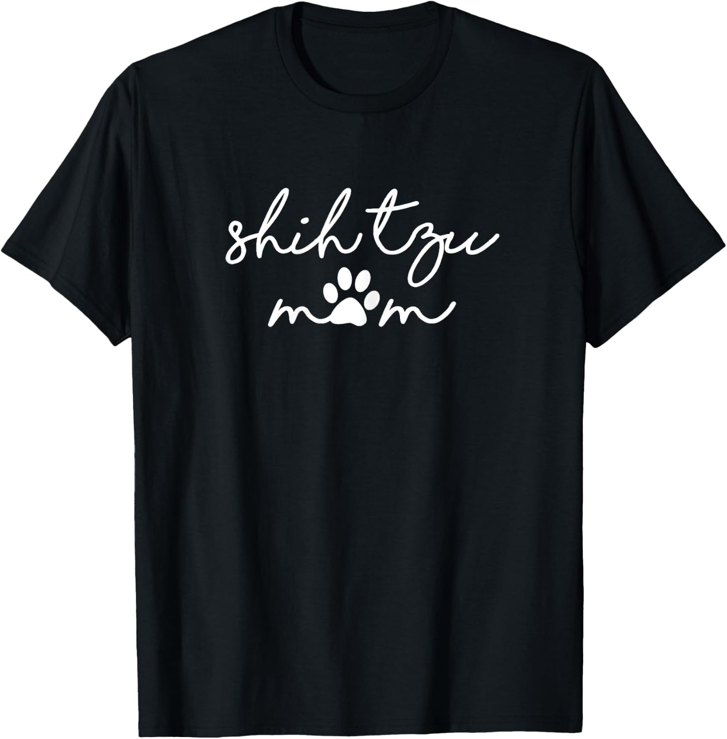 Shih Tzu Dog Mom Women T-Shirt - T-Shirt | Black