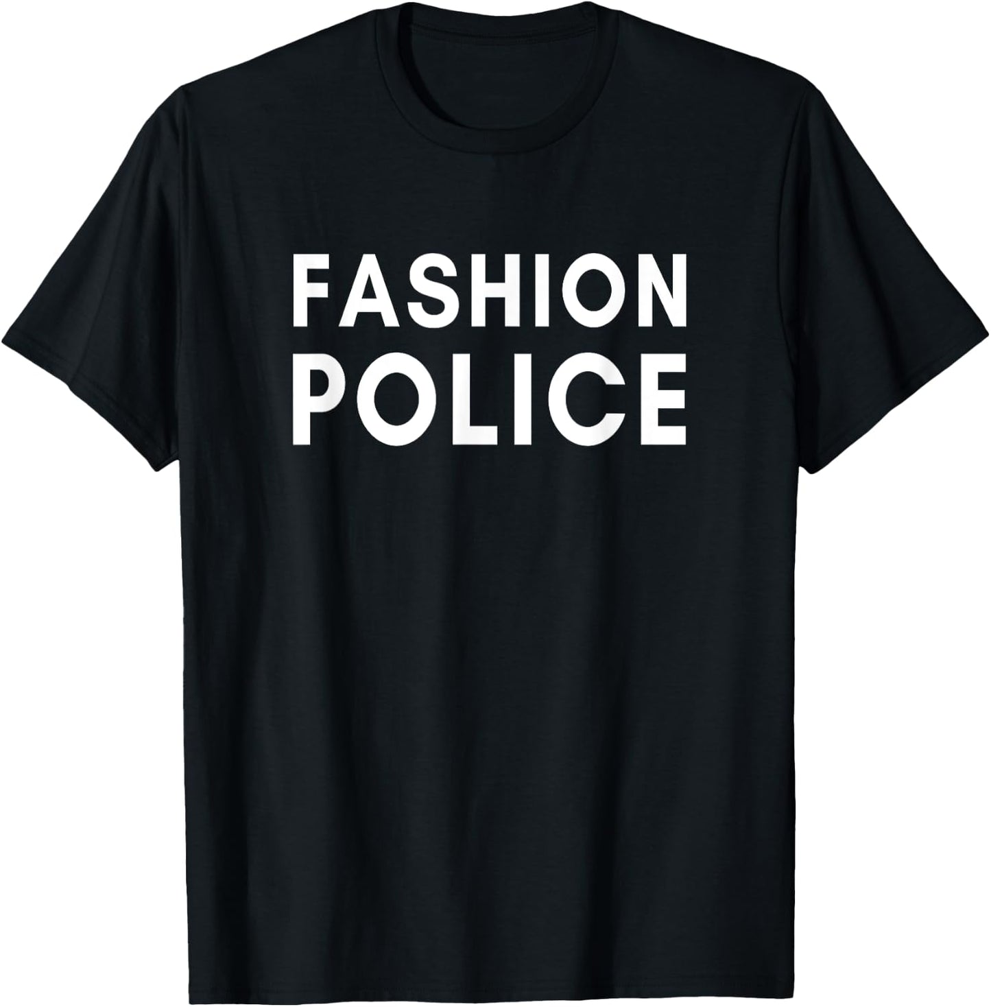 Fashion Police T-Shirt - T-Shirt | Black