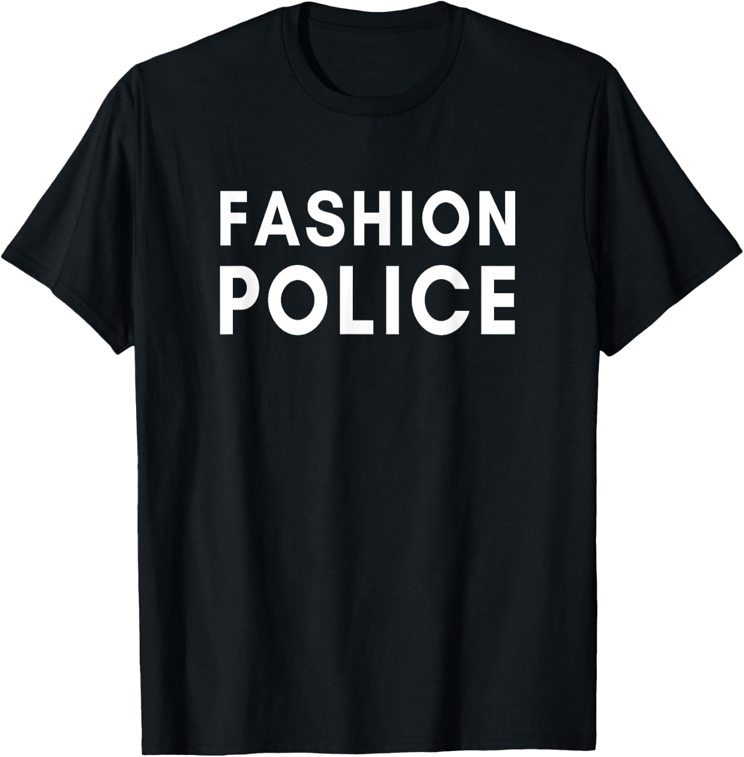 Fashion Police T-Shirt - T-Shirt | Black