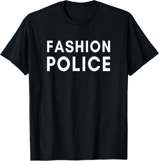 Fashion Police T-Shirt - T-Shirt | Black