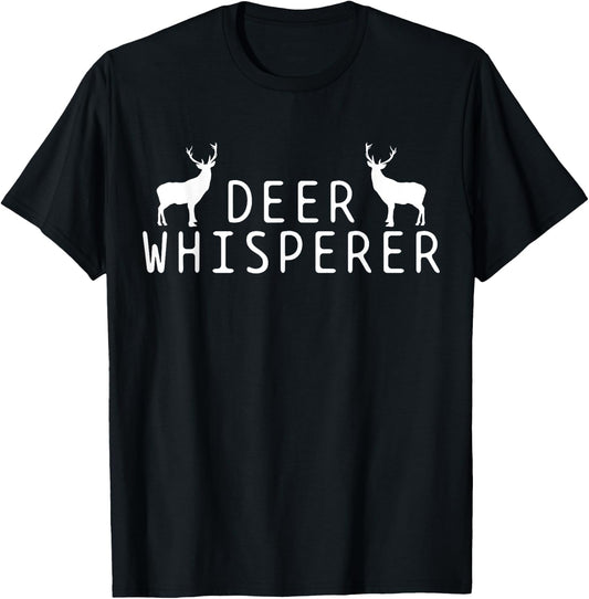Deer Whisperer T-Shirt - T-Shirt | Black