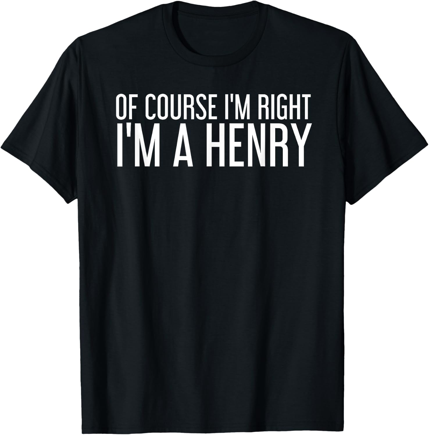HENRY Gift Funny Surname Family Tree Birthday Reunion Idea T-Shirt - T-Shirt | Black