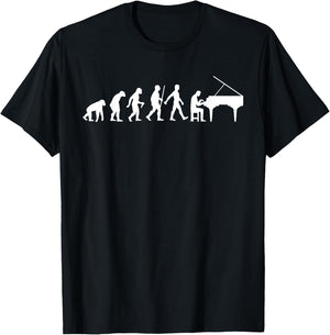 Funny Piano Gift Kids Men Women Cool Pianist Music Lover T-Shirt - T-Shirt | Black
