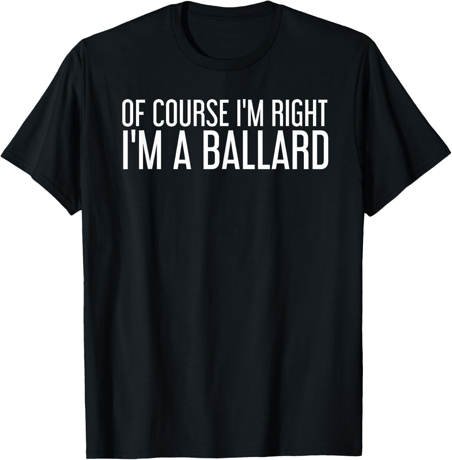 BALLARD Gift Funny Surname Family Tree Birthday Reunion Idea T-Shirt - T-Shirt | Black
