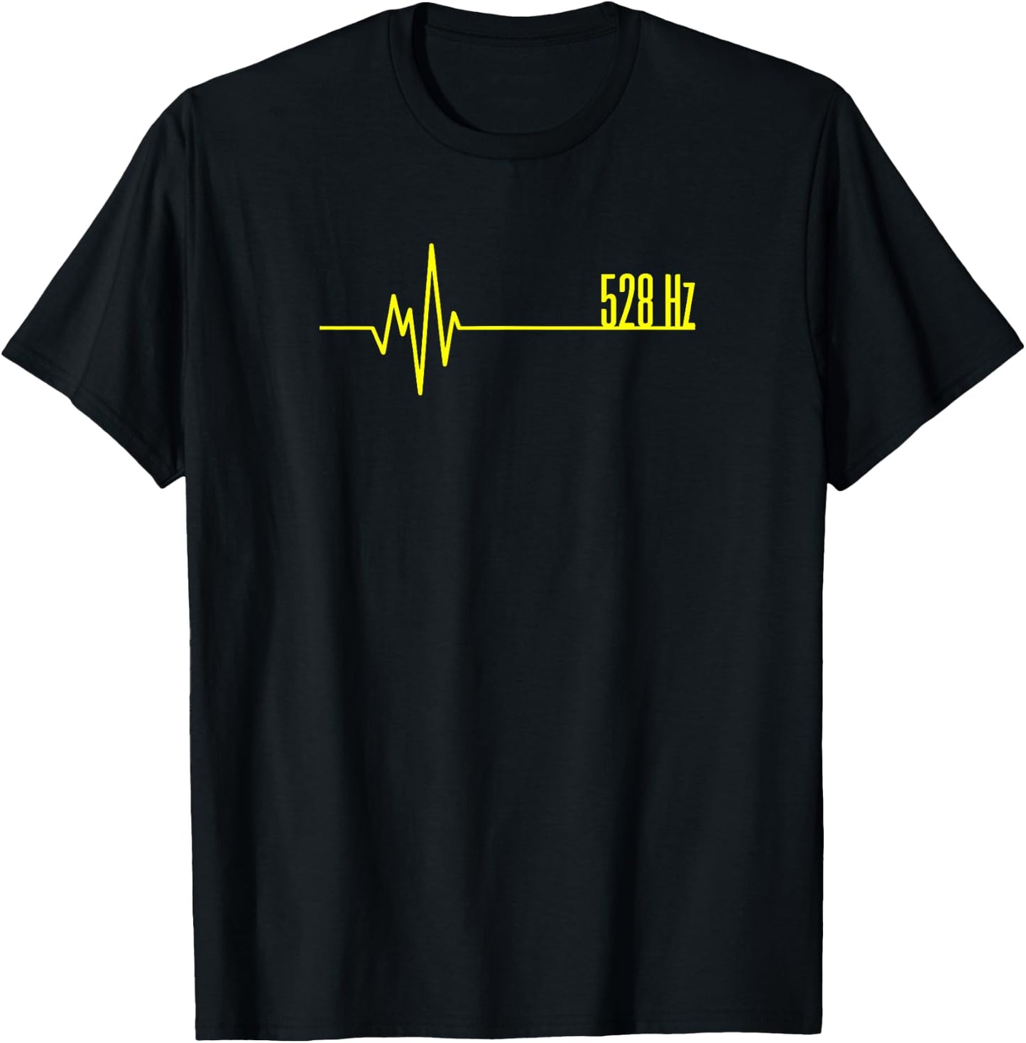 528Hz for Lovers of Meditation Solfeggio Sounds Chakra Yoga T-Shirt - T-Shirt | Black
