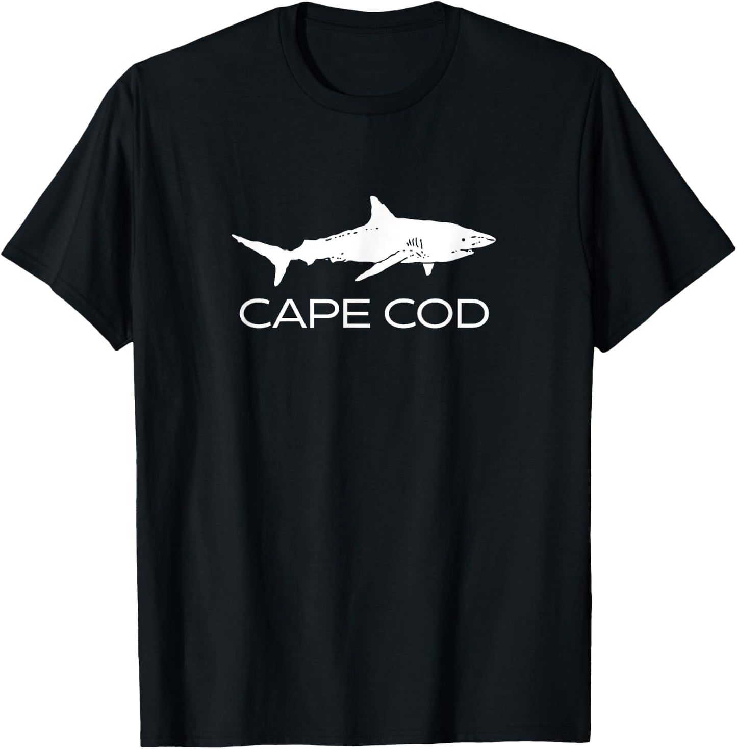 Cape Cod Shark | Cape Cod Massachusetts Souvenir Gift T-Shirt - T-Shirt | Black