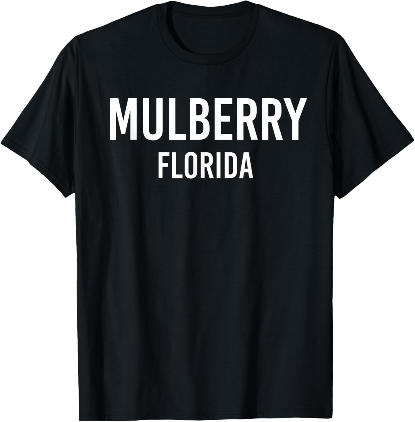 MULBERRY FLORIDA FL USA Patriotic Vintage Sports Women Kids Men T-Shirt - T-Shirt | Black