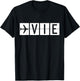 VIE Vienna Austria Airport T-Shirt - T-Shirt | Black