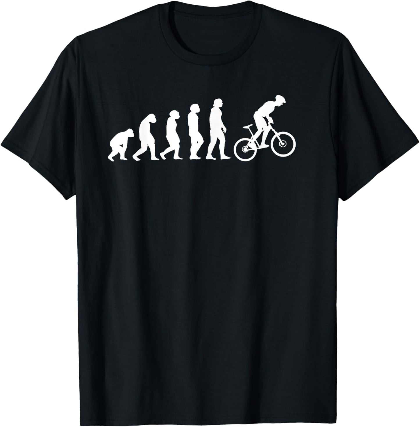 Great mountain bike evolution gift MTB T-Shirt - T-Shirt | Black
