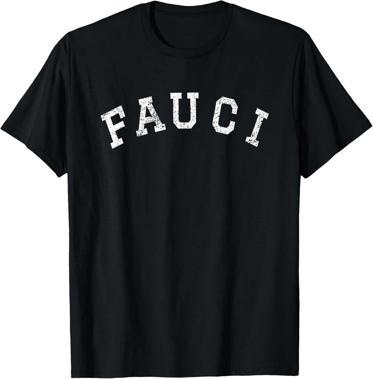 Team Fauci I Love Funny Meme Gift Women Men Distressed 2020 T-Shirt - T-Shirt | Black