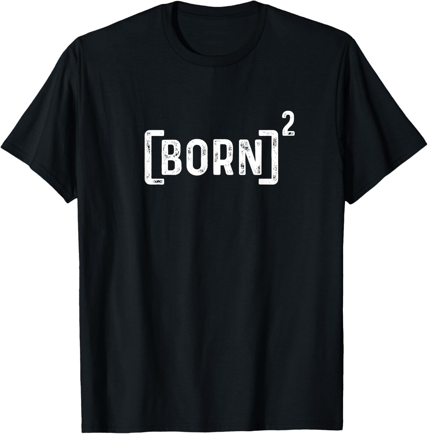 Born Again Funny Clever Christian Faith Baptism T-Shirt - T-Shirt | Black