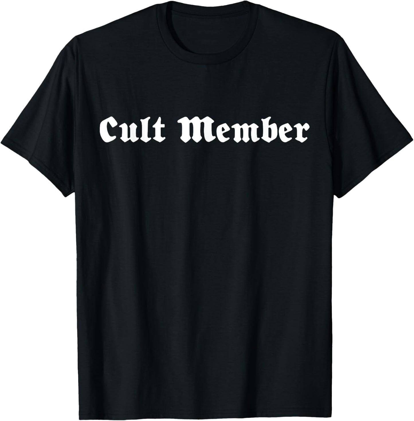 Cult Member Gothic Horror Funny Couple Family Group Matching T-Shirt - T-Shirt | Black