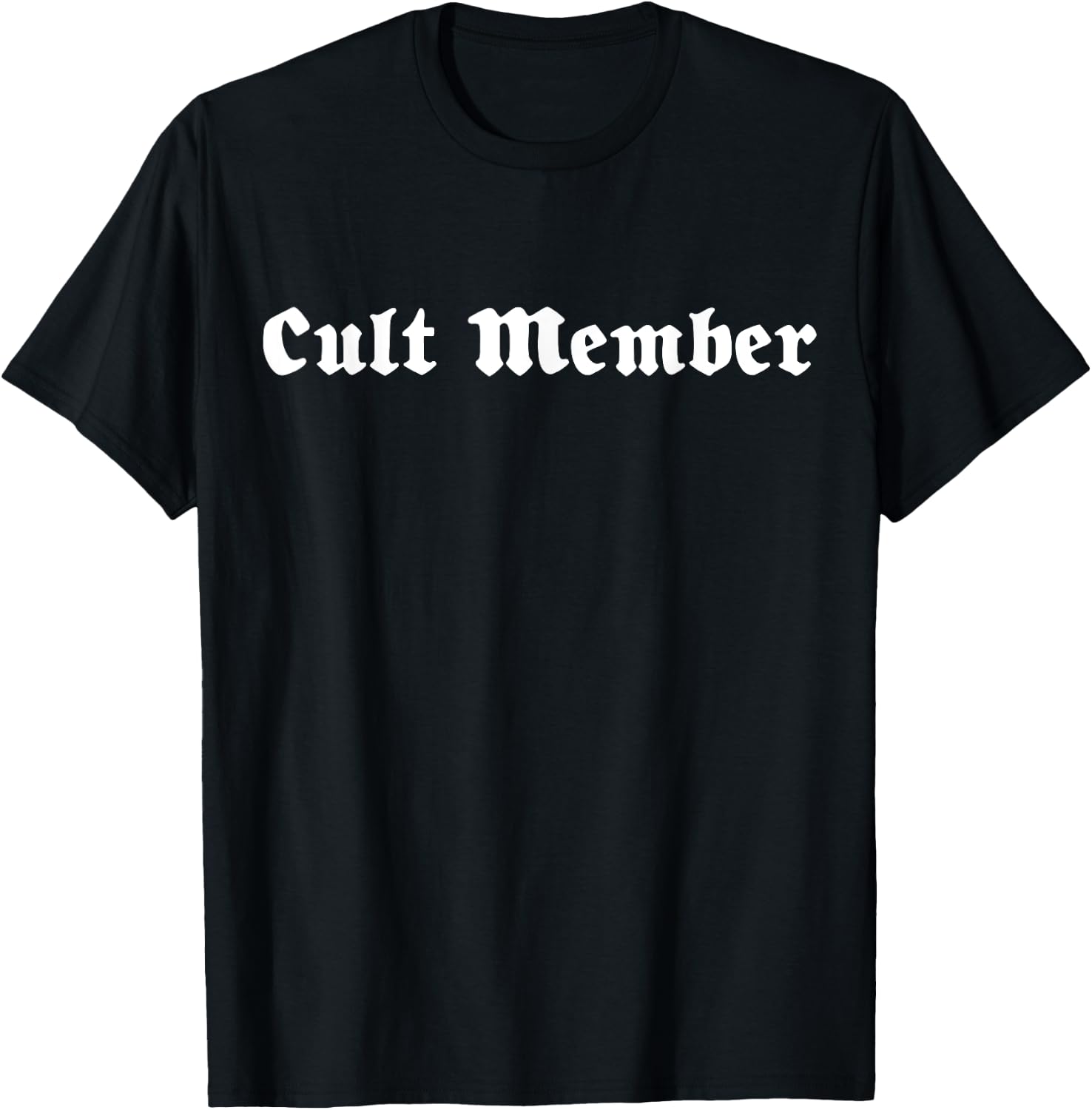 Cult Member Gothic Horror Funny Couple Family Group Matching T-Shirt - T-Shirt | Black
