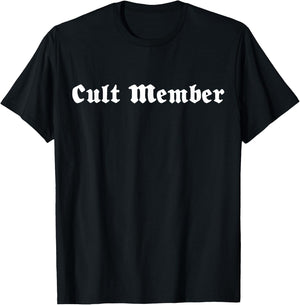 Cult Member Gothic Horror Funny Couple Family Group Matching T-Shirt - T-Shirt | Black