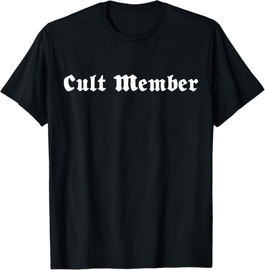Cult Member Gothic Horror Funny Couple Family Group Matching T-Shirt - T-Shirt | Black