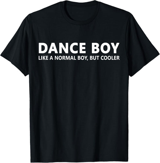 Funny Dance Boy Music Dance Boy T-Shirt - T-Shirt | Black