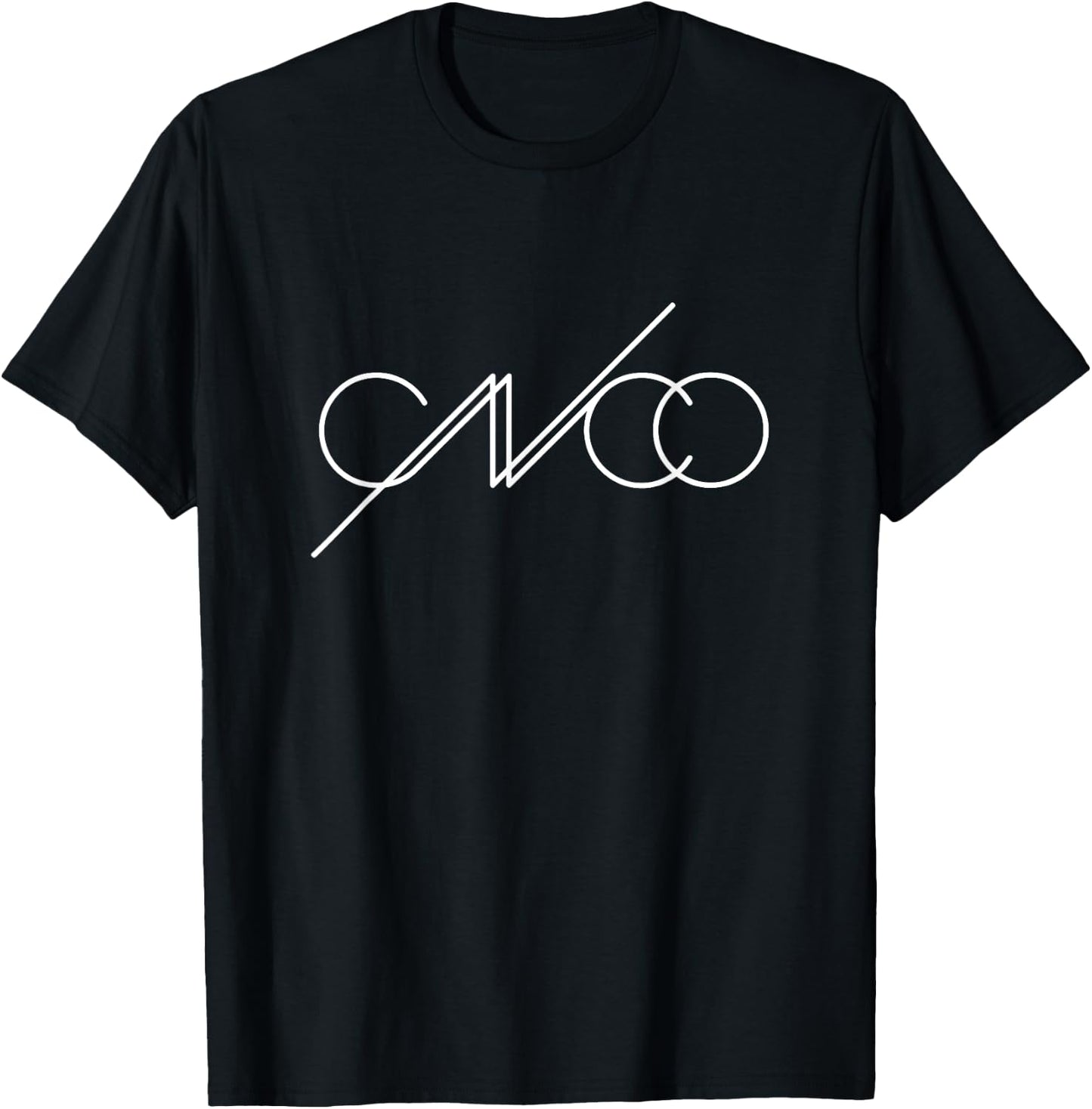 CNCO Official White Logo T-Shirt - T-Shirt | Black