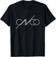 CNCO Official White Logo T-Shirt - T-Shirt | Black