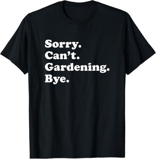 Funny Gardening Gift Women Boys or Girls T-Shirt - T-Shirt | Black