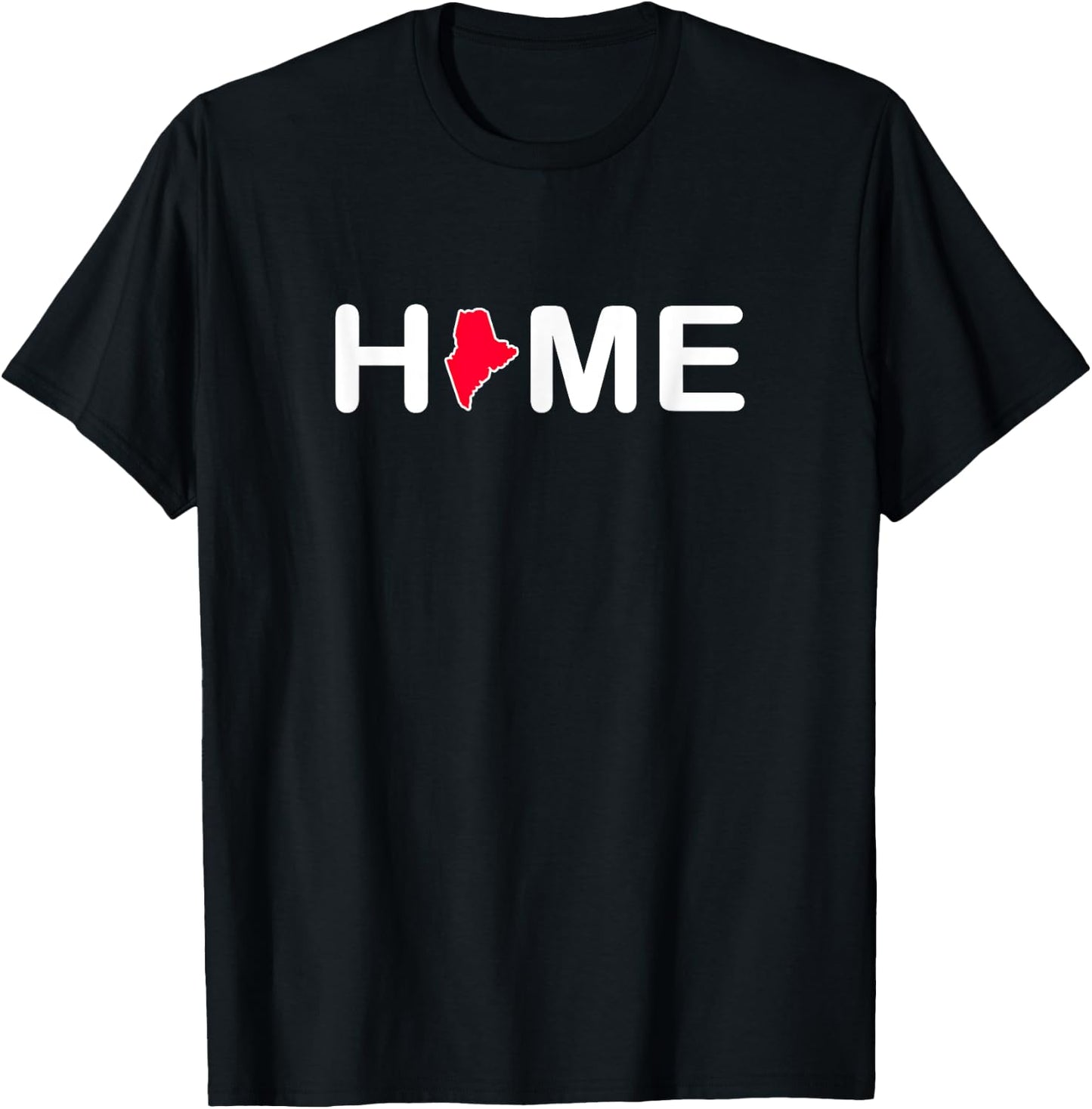 MAINE - Home State - Classic T-Shirt - T-Shirt | Black