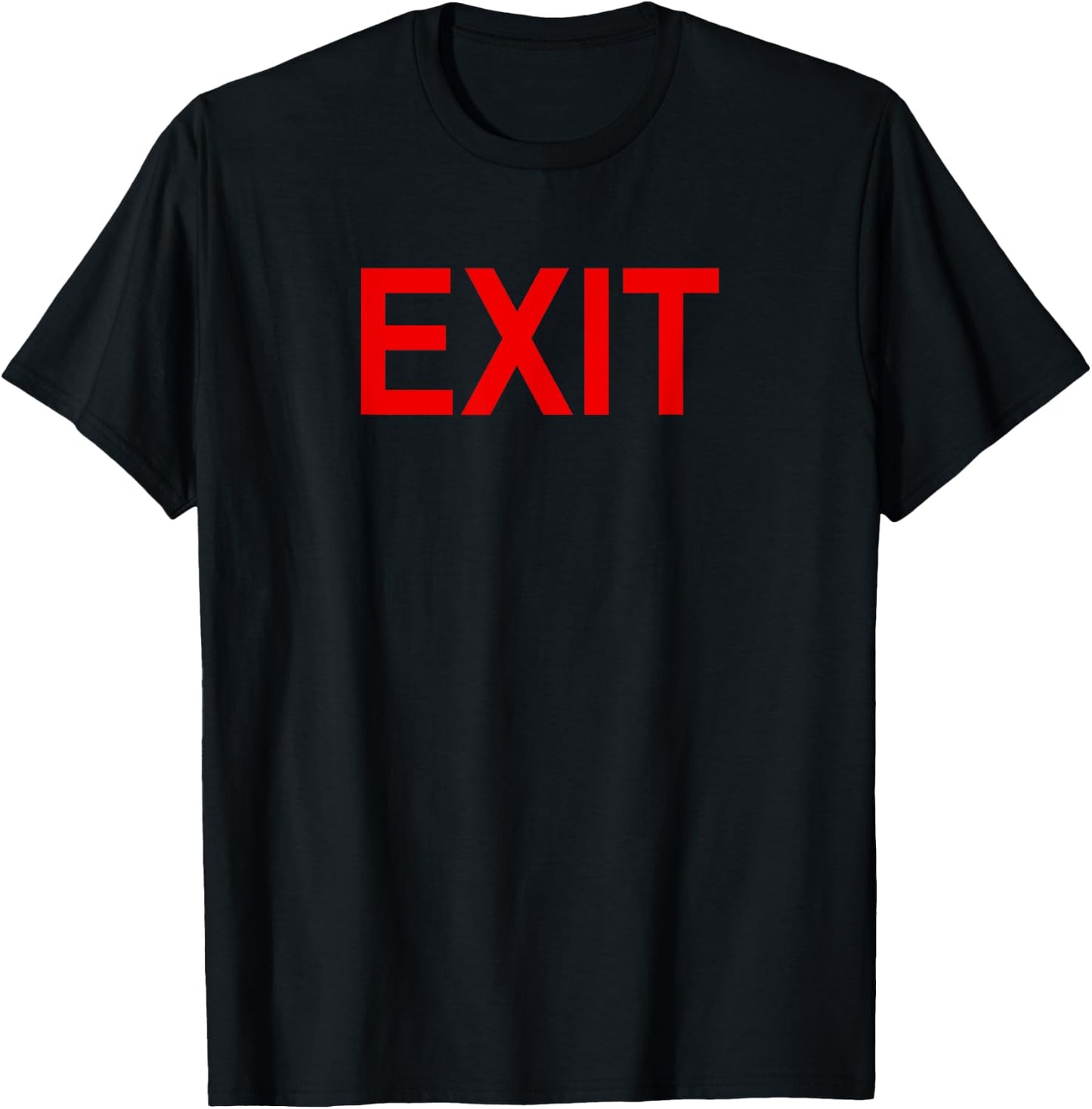 EXIT Sign T-Shirt - T-Shirt | Black