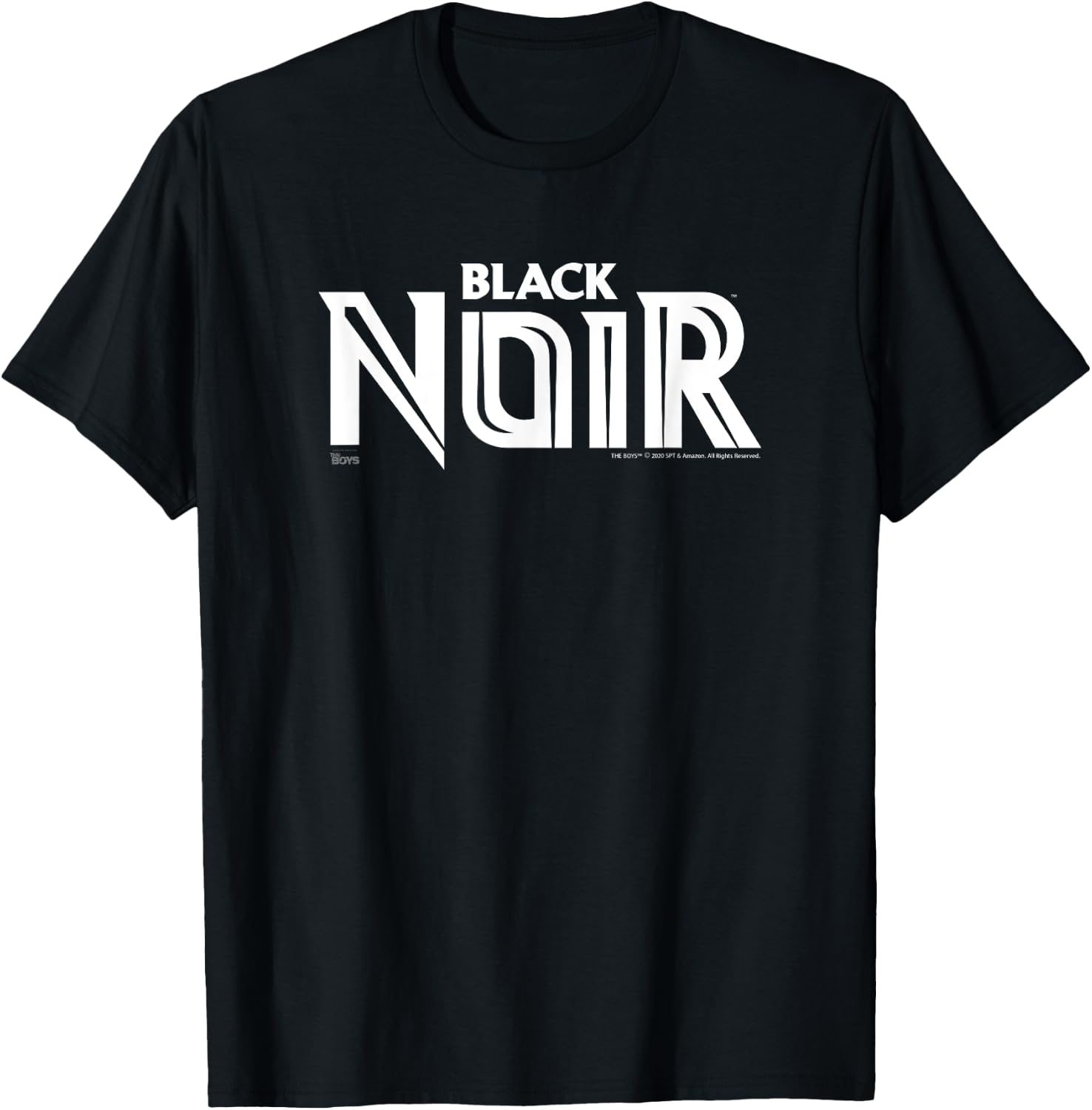 The Boys Black Noir Logo T-Shirt - T-Shirt | Black