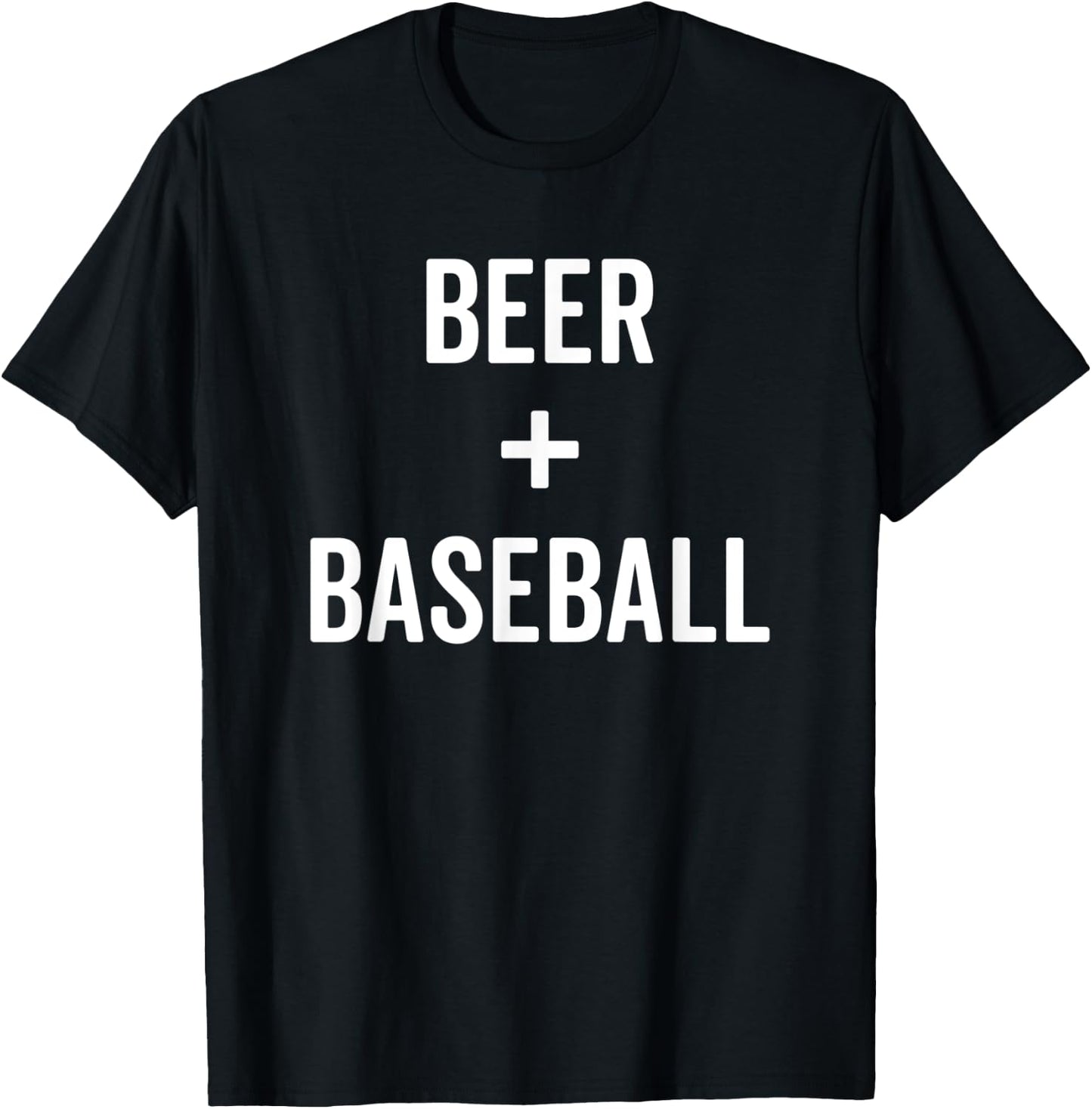 Cool Drinking Saying Drinker Graphic Beer Funny Baseball T-Shirt - T-Shirt | Black