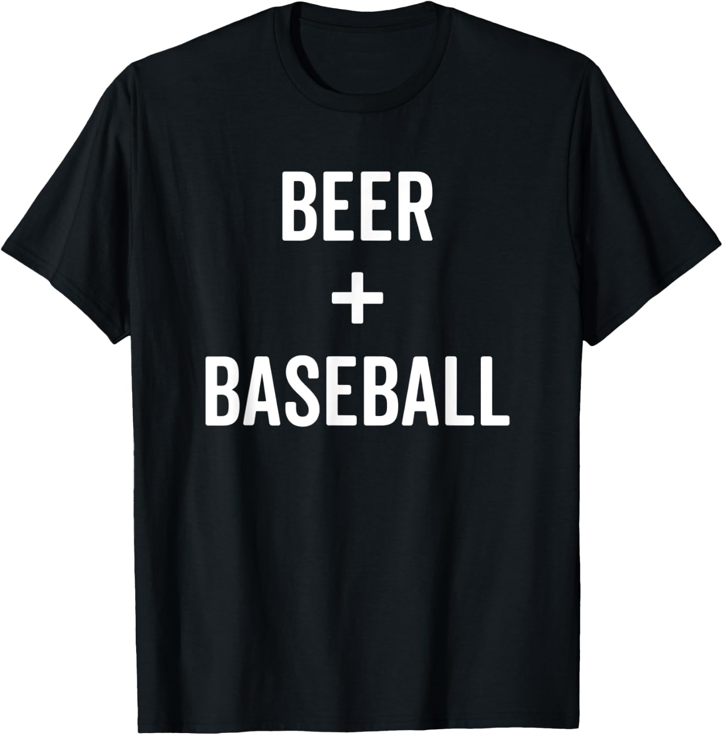 Cool Drinking Saying Drinker Graphic Beer Funny Baseball T-Shirt - T-Shirt | Black