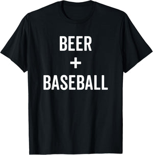 Cool Drinking Saying Drinker Graphic Beer Funny Baseball T-Shirt - T-Shirt | Black