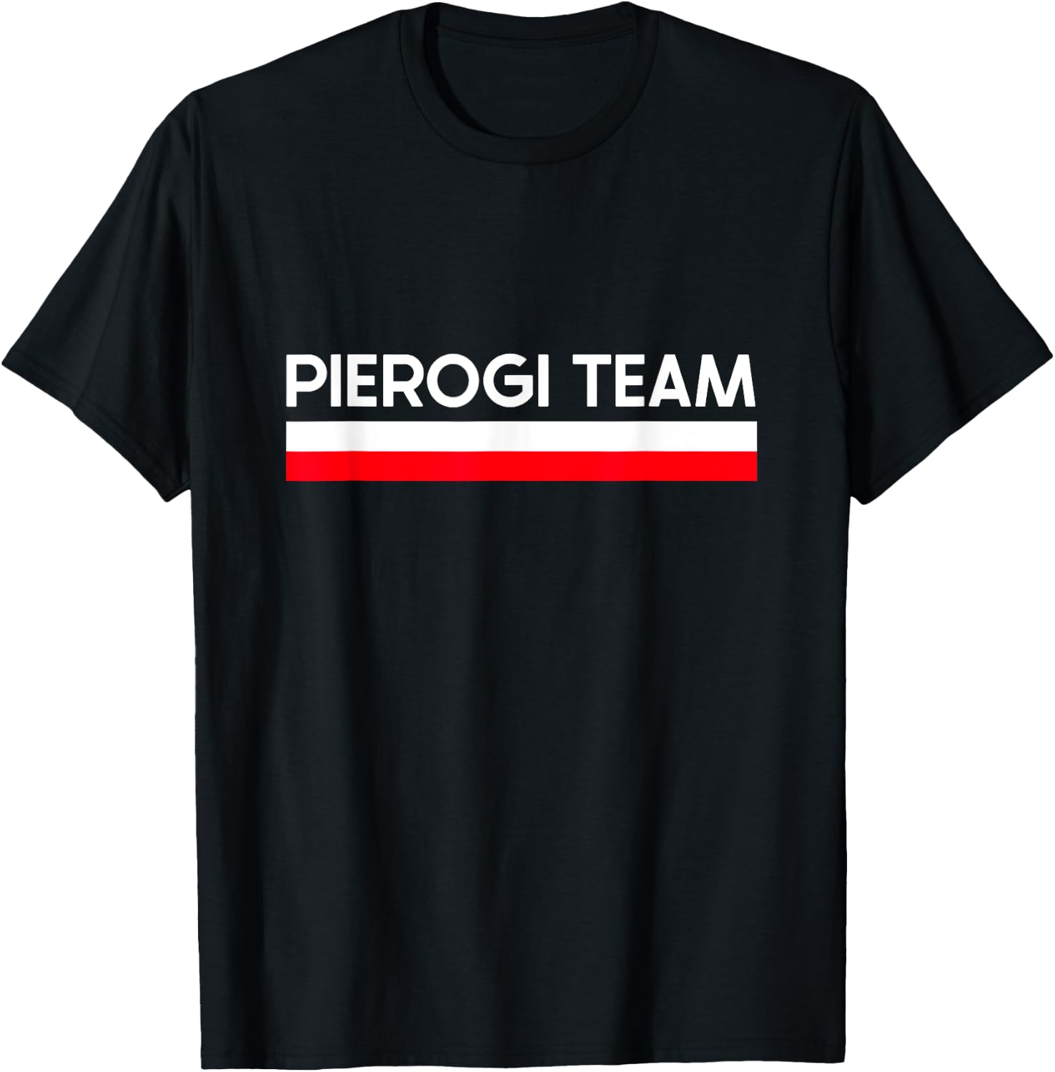 Pierogi Team Poland Flag Polish Culture Gift T-Shirt - T-Shirt | Black