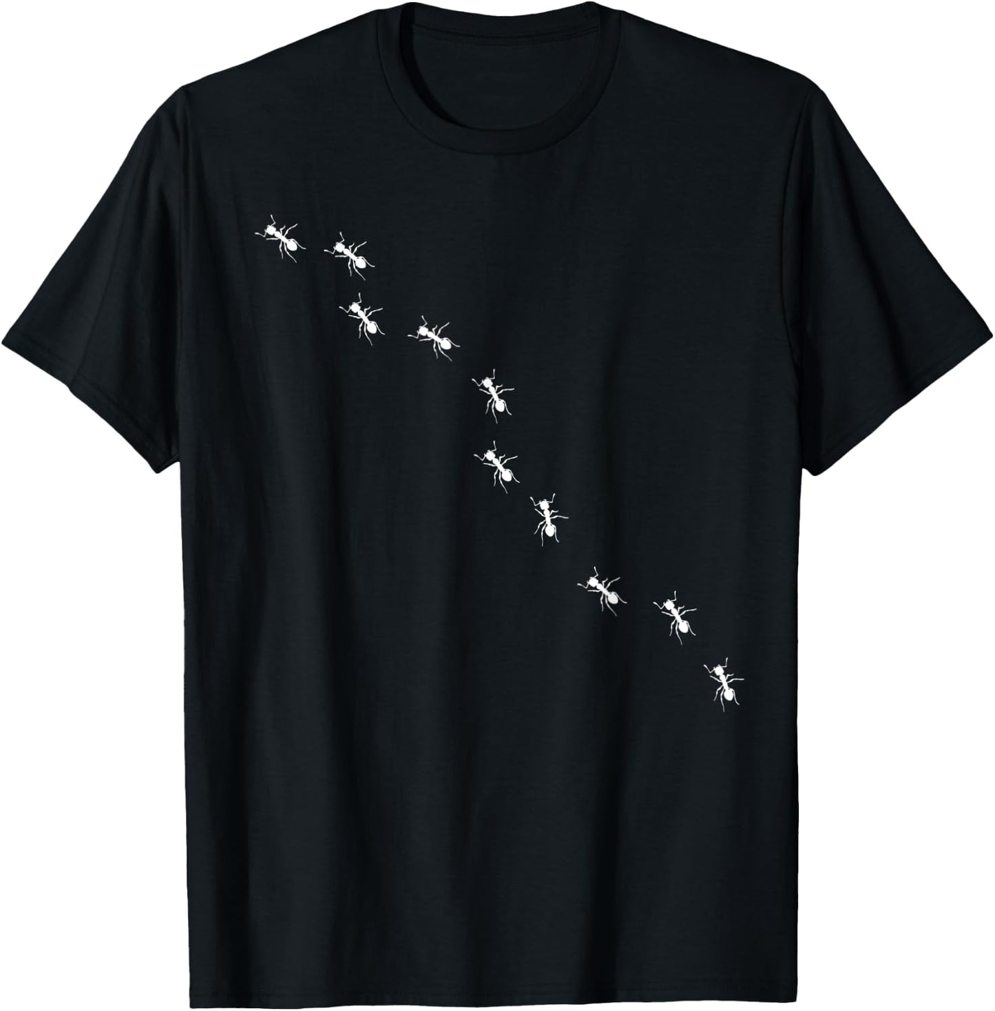 Marching Ants Insect Bug T-Shirt - T-Shirt | Black