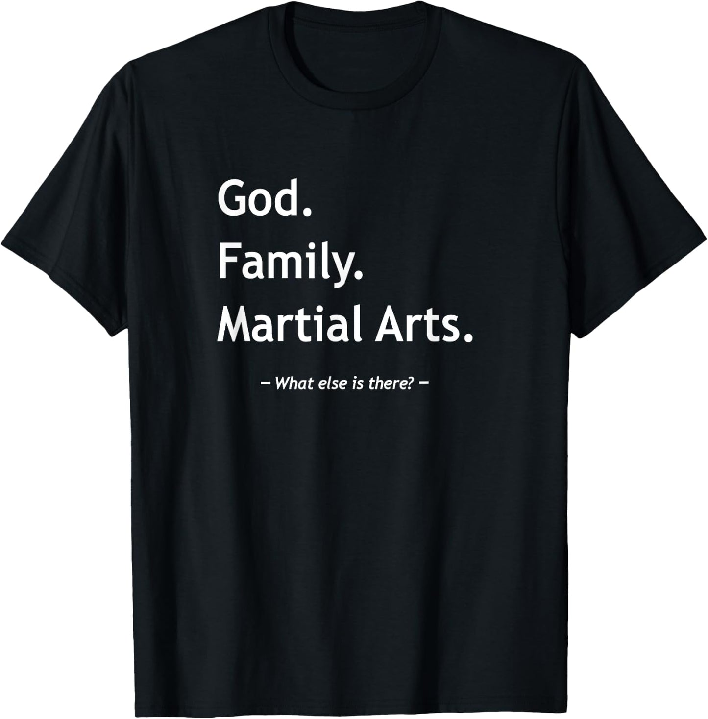 Christian Faith Jesus Christianity God Family Martial Arts T-Shirt - T-Shirt | Black