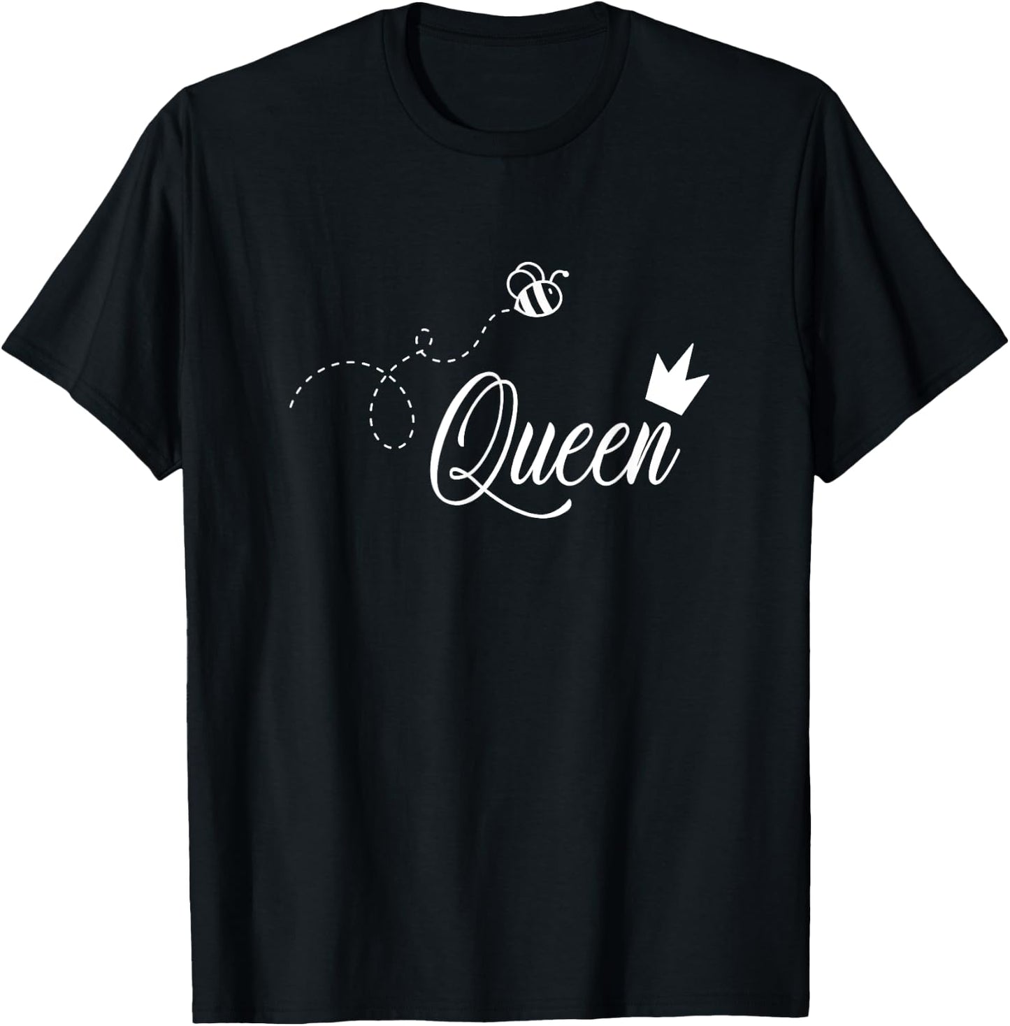 Queen Honeybee - Cute Bumblebee For Beekeeper Bee Lovers T-Shirt - T-Shirt | Black