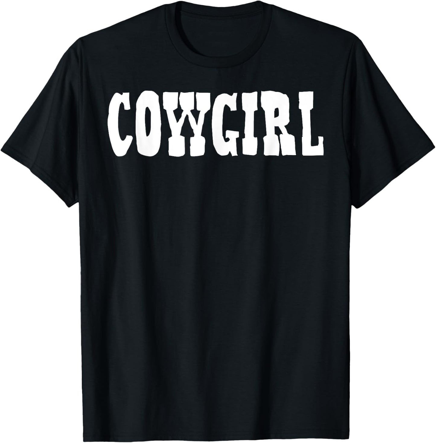 Cowgirl - Cow Girl, Horse, Equestrian T-Shirt - T-Shirt | Black