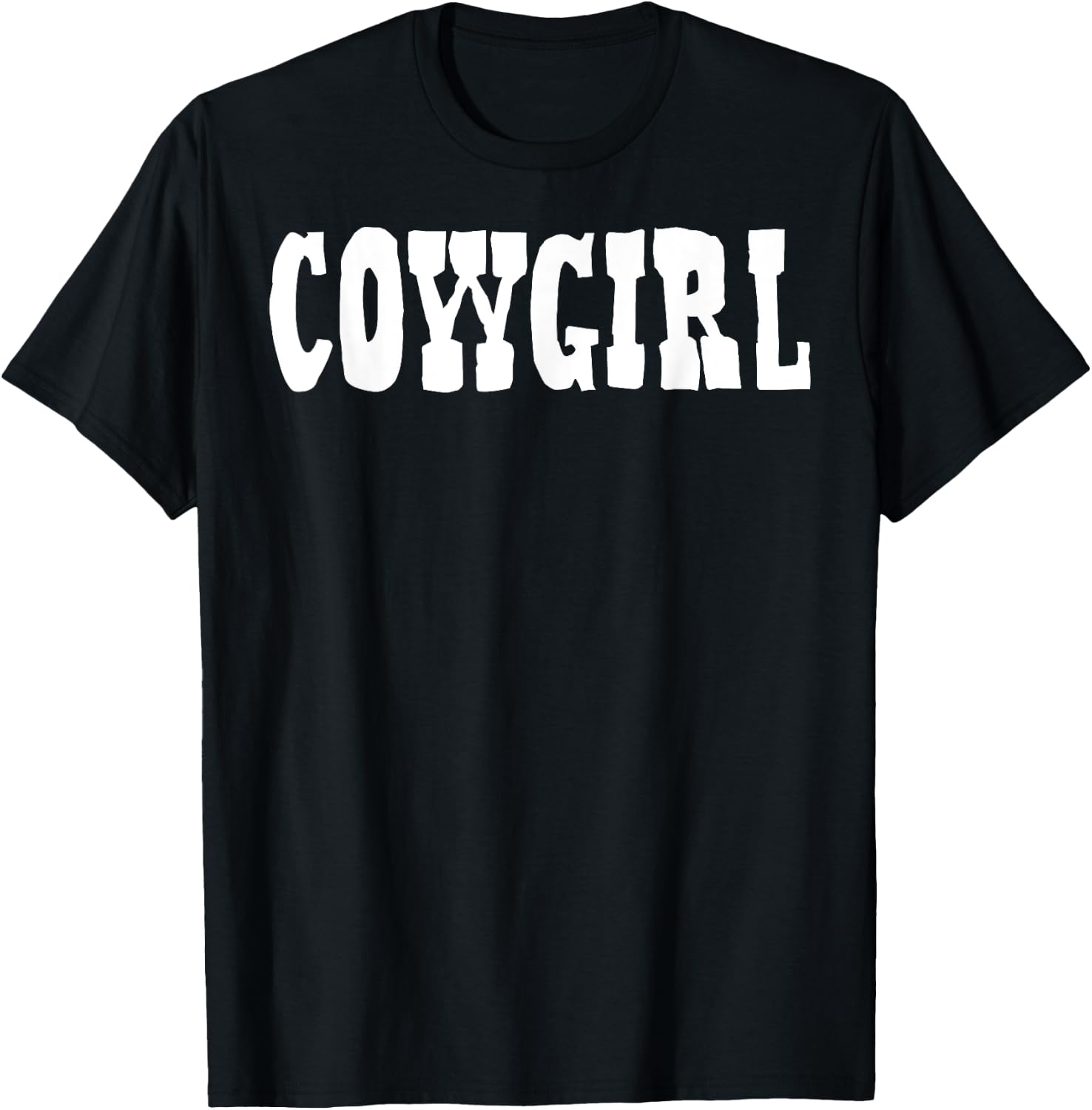 Cowgirl - Cow Girl, Horse, Equestrian T-Shirt - T-Shirt | Black