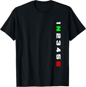 Motorcycle Shift Biker T-Shirt - T-Shirt | Black