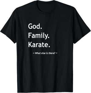 Christian Faith Jesus Christianity God Family Karate T-Shirt - T-Shirt | Black