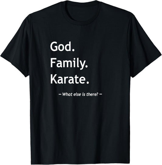 Christian Faith Jesus Christianity God Family Karate T-Shirt - T-Shirt | Black