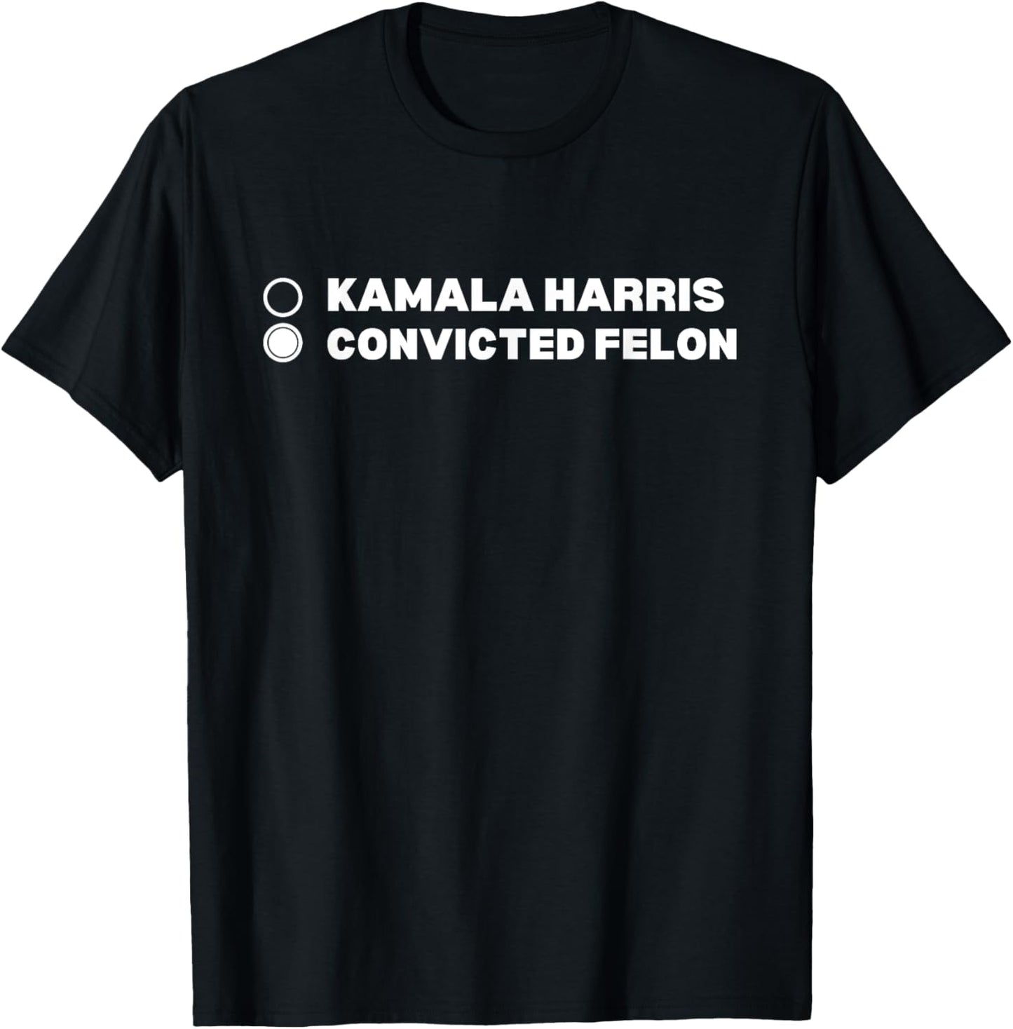 Trump Convicted Felon T-Shirt - T-Shirt | Black