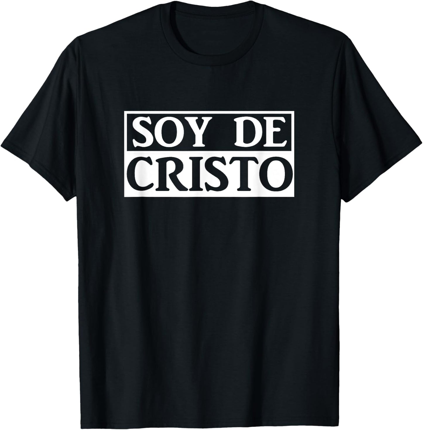 Soy de Cristo T-Shirt - T-Shirt | Black