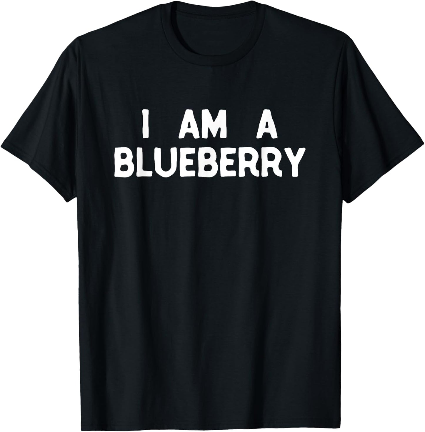 I Am A Blueberry Costume Halloween I'm Lazy Easy T-Shirt - T-Shirt | Black