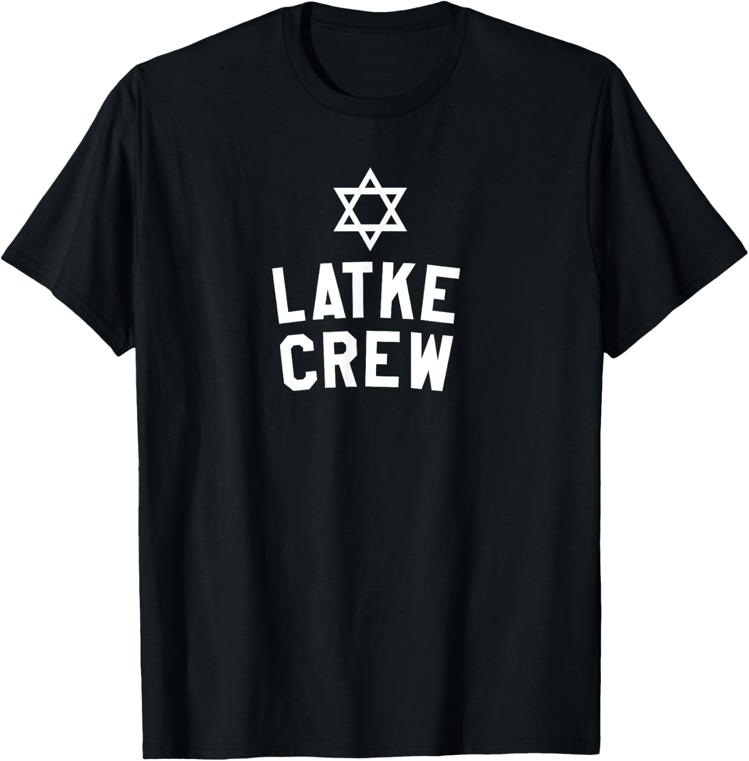 Latke Crew Funny Jewish Food Latke Cooking T-Shirt - T-Shirt | Black